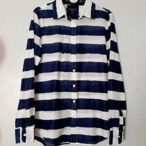 BANANA REPUBLIC Soft-wash Rugby Stripe Shirt Sz S